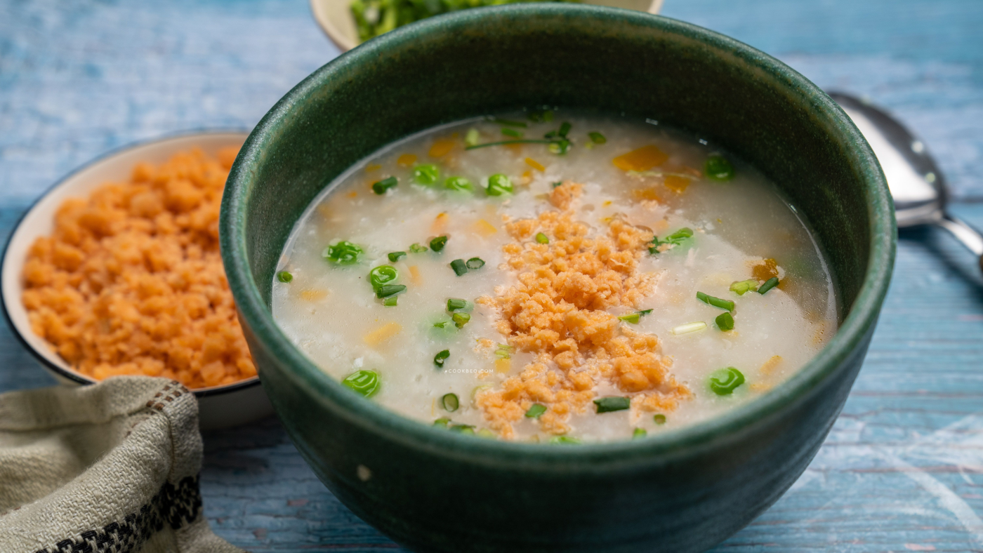 Cách nấu cháo cá hồi