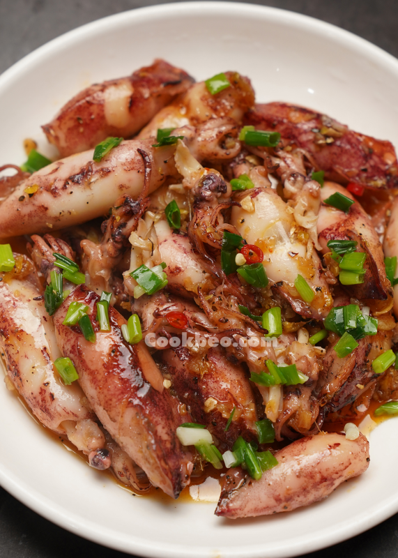 cách làm mực chiên nước mắm